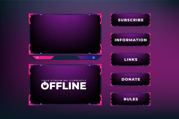 Download Streaming Overlay for Online Gamers - Overlay Collection