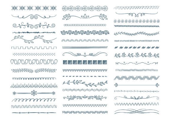Download Sketch Dividers. Stripped Lines Had - Lines Collection