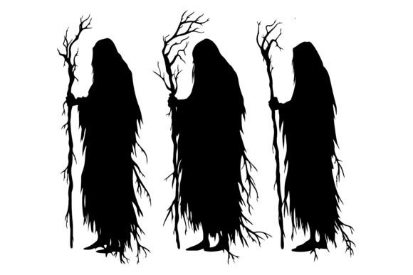 Download Spooky Silhouette Vector Element Set - Silhouette Collection